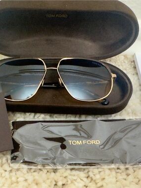 Tom Ford Maxwell Sunglasses TF1019 28F Rose Gold Full Set⁠